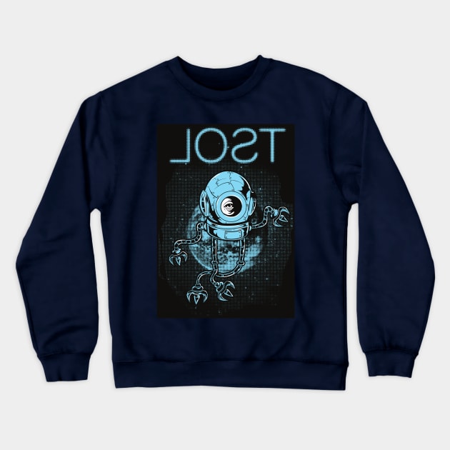 Be lost in space!  For B-movie sci-fi lovers and fans of space adventure. Crewneck Sweatshirt by BecomeAHipsterGeekNow